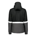 thumbnail image 2 of Holloway B19564943 Turnabout Reversible Hooded Jacket for Women, Black & Carbon - Small, 2 of 3