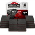 thumbnail image 1 of Protectores para muebles X-Protector, 16 piezas, patas de goma antideslizantes de 5 cm, 1 of 6