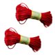 thumbnail image 4 of Cuerda de nylon satinado de 2 piezas. Cuerda trenzada Nudo Cuerda trenzado Hilo rojo Sunnimix Cuerda Hilo de cuerda, 4 of 6