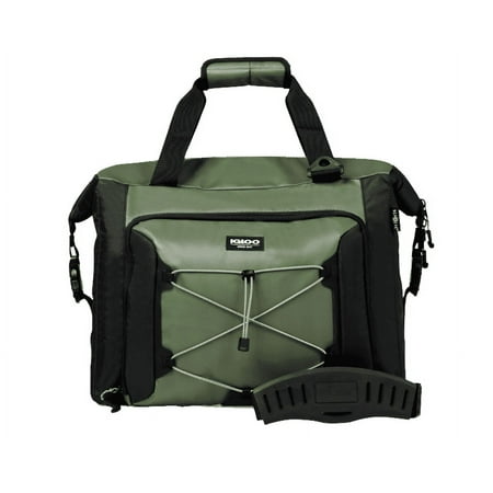 UPC: 0034223663100 | Igloo 36 cans Max Voyager Snapdown Soft Sided Cooler Olive