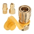 thumbnail image 4 of Propane Quick Connector, Safe Corrosion Resistant Strong Tightness Gas Tank Adapter  for Camping Car for Travel Trailer, 4 of 7