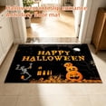 thumbnail image 6 of Front Door Halloween Decor, Happy Halloween Skeleton Mat 32 Inch Spooky Halloween Decor Indoor Outdoor Halloween Decorations for Home Entryway Non Slip Crystal Rug for Front, 6 of 6