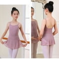 thumbnail image 6 of HAOYUNL Kids Leotards for Girls/Youth Spaghetti Strap Dance Outfit/Girls Dance Costume Teen Leotards for Girls/Short Sleeve Leotard/, 6 of 10