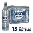 thumbnail image 3 of Busch Light American Light Lager Beer 15 pack 16 fl oz Aluminum Bottles 4.1% ABV, 3 of 8