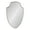 Silver, variant on Kate and Laurel Caskill Traditional Shield Wall Mirror, 24 x 32, Silver, Decorative Glamorous Mirror with Shield Shaped Frame and Elegant Chrome Finish for Wall Decor