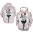 thumbnail image 6 of Boku no Hero Academia Ochaco Uraraka Hoodies for Men Women 3D Print Pullover Novelty Hooded Sweatshirt Hoodies with Big Pockets S, 6 of 7