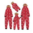 thumbnail image 2 of Nueva moda linda Navidad con capucha Estampado familiar Pijamas europeos y americanos Mono para padres e hijos Papá Pompotops ulkah941319, 2 of 9