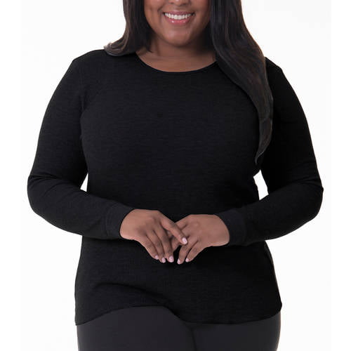 Først falanks Tropisk Fit for Me by Fruit of the Loom Women's and Women's Plus Size Waffle Thermal  Underwear Crew Top - Walmart.com