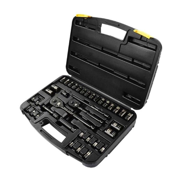Juego de Llaves Mecánicas 3/8", Incluye Caja de Herramientas, 37 Piezas