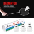thumbnail image 1 of Dioche 6 Piezas de Bolas de Bádminton, Shuttlecocks Outdoor Sports Ball Training Accesorio Blanco Khall Tendencias, 1 of 6