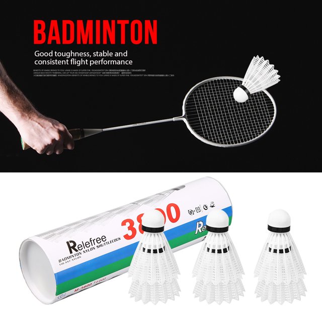 Dioche 6 Piezas de Bolas de Bádminton, Shuttlecocks Outdoor Sports Ball Training Accesorio Blanco Khall Tendencias