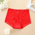 thumbnail image 2 of Ashirexll High Waisted Underwear for Women, Womens Cotton Underwear, Delicate Sheer Mesh Lace Cropped Hip Lift Low Waist Briefs, 2 of 3