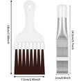 thumbnail image 2 of Air Conditioner Condenser Fin Comb, Fin Cleaning Brush Air Conditioner Fin Cleaner Refrigerator Coil Cleaning Whisk Brush Metal Fin Evaporator Radiator Repair Tool (2), 2 of 5