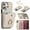 Beige, variant on For iPhone 13 Pro Max Wallet Case, Multiple Cards Holder Crossbody Shoulder Strap Ring Holder Kickstand Premium PU Leather Shockproof Lightweight Phone Case for Apple iPhone 13 Pro Max, Brown