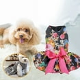 thumbnail image 4 of Pet Dress Stripe Printing - Waist Belt Soft Comfortable - Silky Surface Dress-up - Breathable - Summer Princess Dresses for Outdoor, 4 of 8