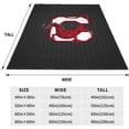 thumbnail image 5 of Suny A Cortland Logo Fleece Blanket, Very Soft Microfiber Flannel Blanket for Couch Warm and Cozy for All Seasons, 5 of 6