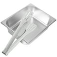 thumbnail image 1 of Stainless Steel Hotel Pan Steam Table Pan with Food Cllip for Food Prep Kitchen Restaurant, 1 of 8