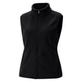 thumbnail image 6 of Diufon Fleece Vest for Women Full Zip Stand Collared Sleeveless Jackets Fall Winter Warm Outerwear with Pockets, 6 of 7
