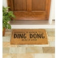 thumbnail image 2 of Evergreen Doorbell Broken Yell "Ding-Dong Really Loud Indoor Outdoor Doormat 1'4"x2'4" Brown, 2 of 4