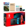 thumbnail image 1 of Nintendo Switch Console Joy-Con Néon Rouge Bleu, Ensemble avec Accessoires Minecraft et Mytrix, 1 of 8