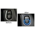 thumbnail image 4 of Anodized Blue Aluminum Keyless Engine Push Start Button Decoration Ring Trim For BMW 2 3 4 Series X1 (F22 F30 F32 F34 F48), 4 of 9