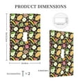 thumbnail image 3 of KLL Fruits Pattern Electrical Outlet Covers, 3" x 5" 1 Pack Electric Receptacle Plug Covers for Decorator Receptacle Outlet & Switch-Style T, 3 of 6