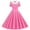 Hot Pink—Prime Deals 2025, variant on Mevxay Girls Polka Dots Dress 50s Vintage Doll Collar Short Sleeve A Line Swing Flowy Party Dresses for 6-15 Years Black
