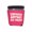 Hot Pink, variant on Ice Cream Pint Cooler, Emotional Support Ice Cream, Ice Cream Pint Sleeve, Funny Party Favor and Gift Ideas, Foam Holder for Ice Cream Lover