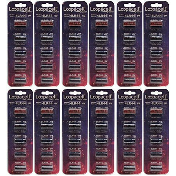 60 Loopacell 4LR44 L1325 PX28A 476A A544 28A Batteries