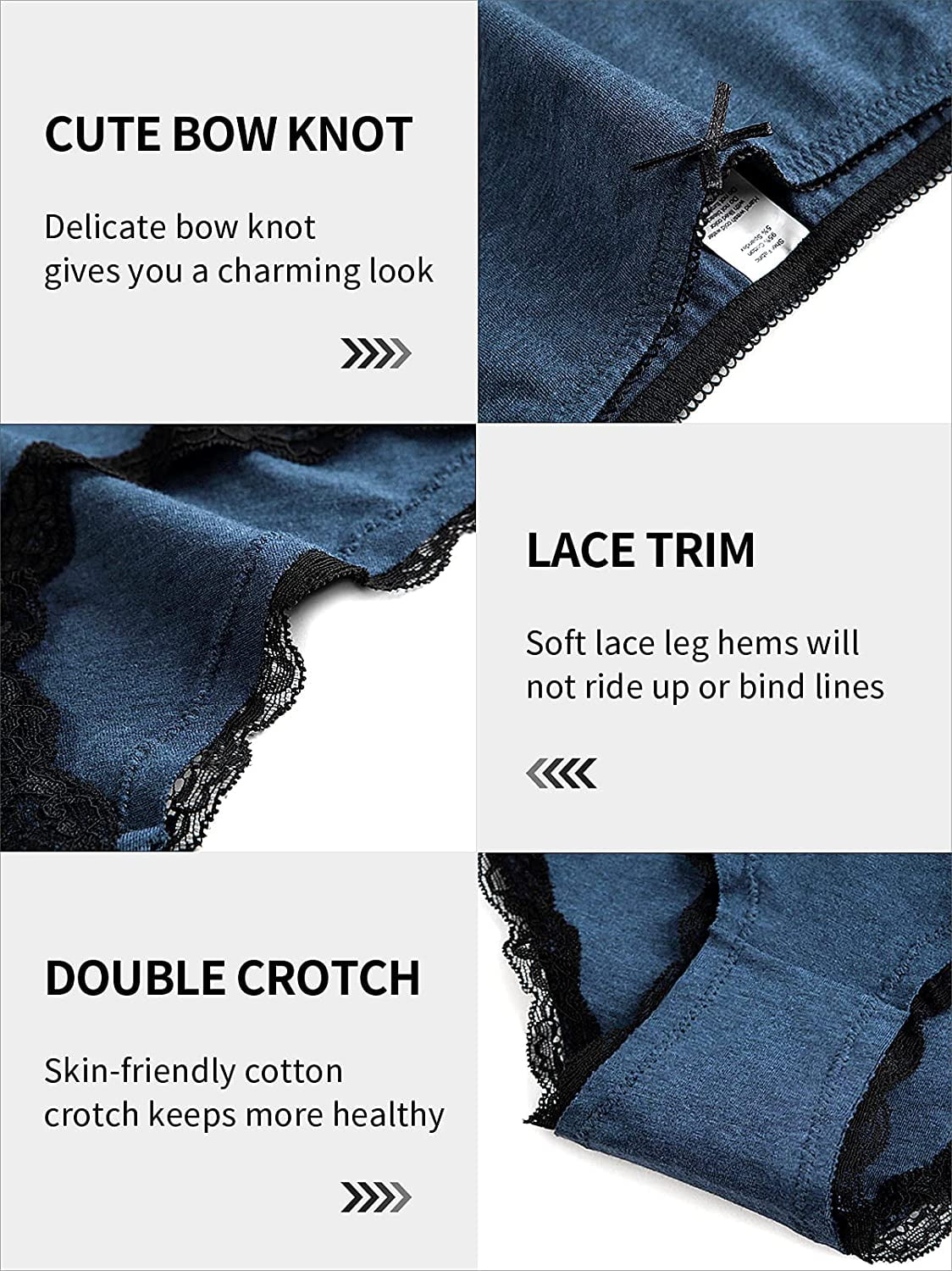 Cute Bow Cotton Underwear Bra Set SE21806 – SANRENSE