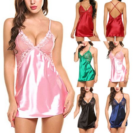 

Women s Sleepwear Baby Doll G-string Sexy Lingerie Nightwear Dress Underwear Hot