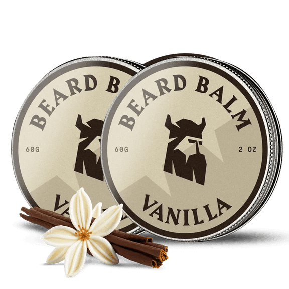 Striking Viking Vanilla Beard Balm for Men 2 Pack