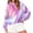 Purple, variant on Bovemsi Sweatshirt for Women Women's Hooded With Gradient Print Fashion Sportswear Long Sleeved Pullover Top Comfort Hoodie
