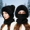 thumbnail image 4 of KANG Winter Warm Fleece Lined Scarf Hat For Cold Weather Outdoor Activities Thermal Knitted Face, 4 of 5