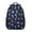 Alien and UFO-1, variant on Alien Head and UFO Deep Black Pattern Backpack for School, Cute School Bag with Adjustable Shoulder Straps and Padded Back, 15.3"x11"x6.7"