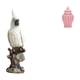 thumbnail image 1 of Figura de escritorio,Figura de loro para escritorio,oficina,decoración del hogar,Tarro de cerámica para jengibre,Jarrón de cerámica con jengibre y arreglo floral,Jarrón decorativo de, 1 of 8