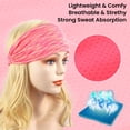thumbnail image 3 of Women's Sports Headband for Yoga Athletic Running Workout Fitness Exercise Tennis Gym Bike Hiking Volleyball Dance Travel- Elastic Non-Slip Lightweight Headband, 3 of 5