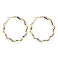 thumbnail image 1 of Pendientes HUOGUO Ethnic Pearl Classic Hollow Alloy para mujer, 1 of 3