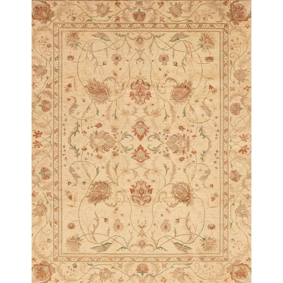 Ahgly Company Machine Washable Indoor Rectangle Abstract Orange Area Rugs, 2' x 5'