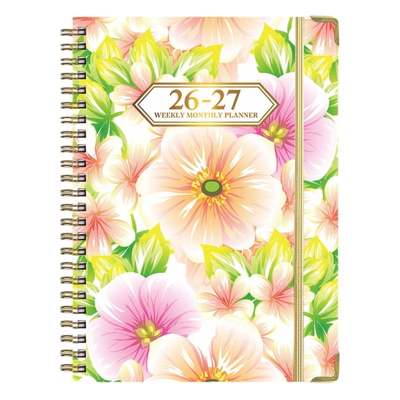 Qholemyo 2026-2027 A5 Coil Planner Notebook Academic Diary Organizer Essential School Supplies For Back To School Season