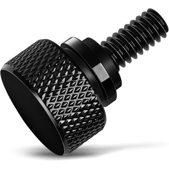 2PCS Stainless Steel Seat Bolt Rear Seat Screw Quick Mount 1/4"-20 Thread Compatible for Harley Sportster Softail Touring Dyna 1996-2025