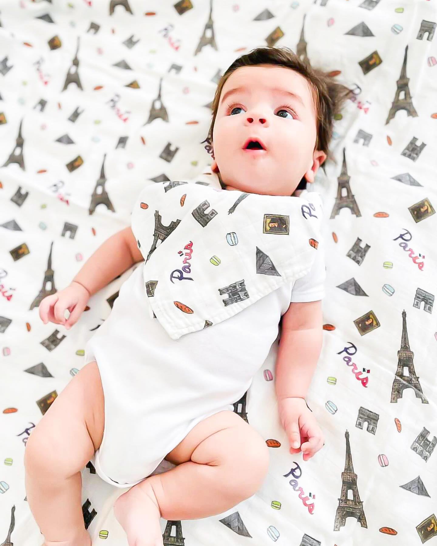 Muslin Swaddle - Paris