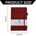 thumbnail image 4 of 2024 Planner Weekly&Monthly Calendar Book AgendaLeather Daily Planner To Do List Work Planner Flexible Cove, 4 of 5