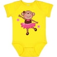 thumbnail image 3 of Inktastic Ballerina Dance Monkey Girls Baby Bodysuit, 3 of 5