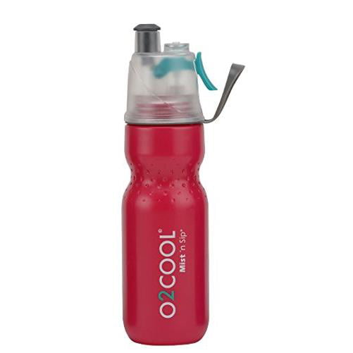O2 Cool Mist N Sip Drinking & Misting Bottle ArcticSqueeze Classic 20oz Purple 