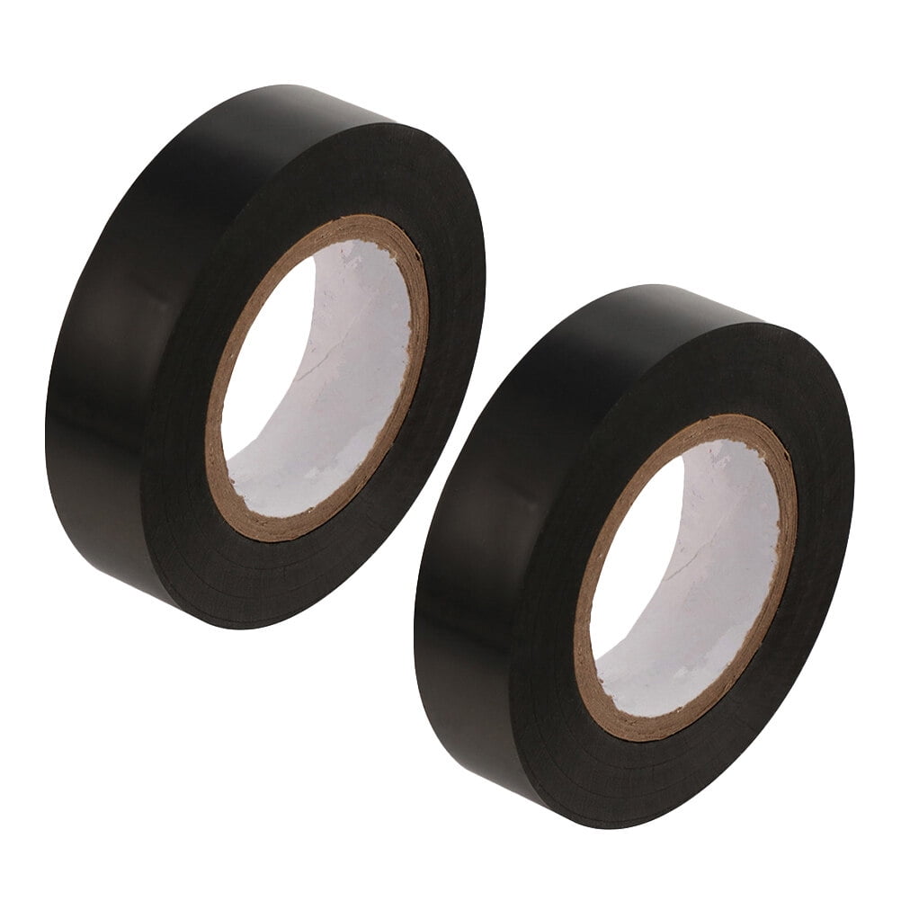 2 Rolls of 20M PVC Flame Retardant Adhesive Waterproof Electrical Tape