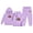 AB184 Purple, variant on Bainana Girls Christmas Outfit Set Long Sleeve Santa Claus Print Bodysuit Headband 2 Pieces Clothes Set Infant Kids Fashion Party Wear