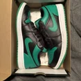 thumbnail image 2 of Ni - ke Ni - ke Air Jordan 1 Low Lucky Green Black Men Classic Casual Shoes AJ1 553558-065, 2 of 5