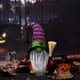 thumbnail image 4 of Gray Gnomo de Halloween, escoba, araña, gnomos de peluche rellenos, decoración de adorno para fiesta de Halloween, suministros de decoración para mesa de comedor de granja, 4 of 5