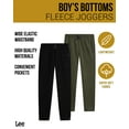 thumbnail image 2 of Lee Boys' Sweatpants - 2 Pack Basic Cozy Active Fleece Jogger Pants with Pockets (4-20), 2 of 7